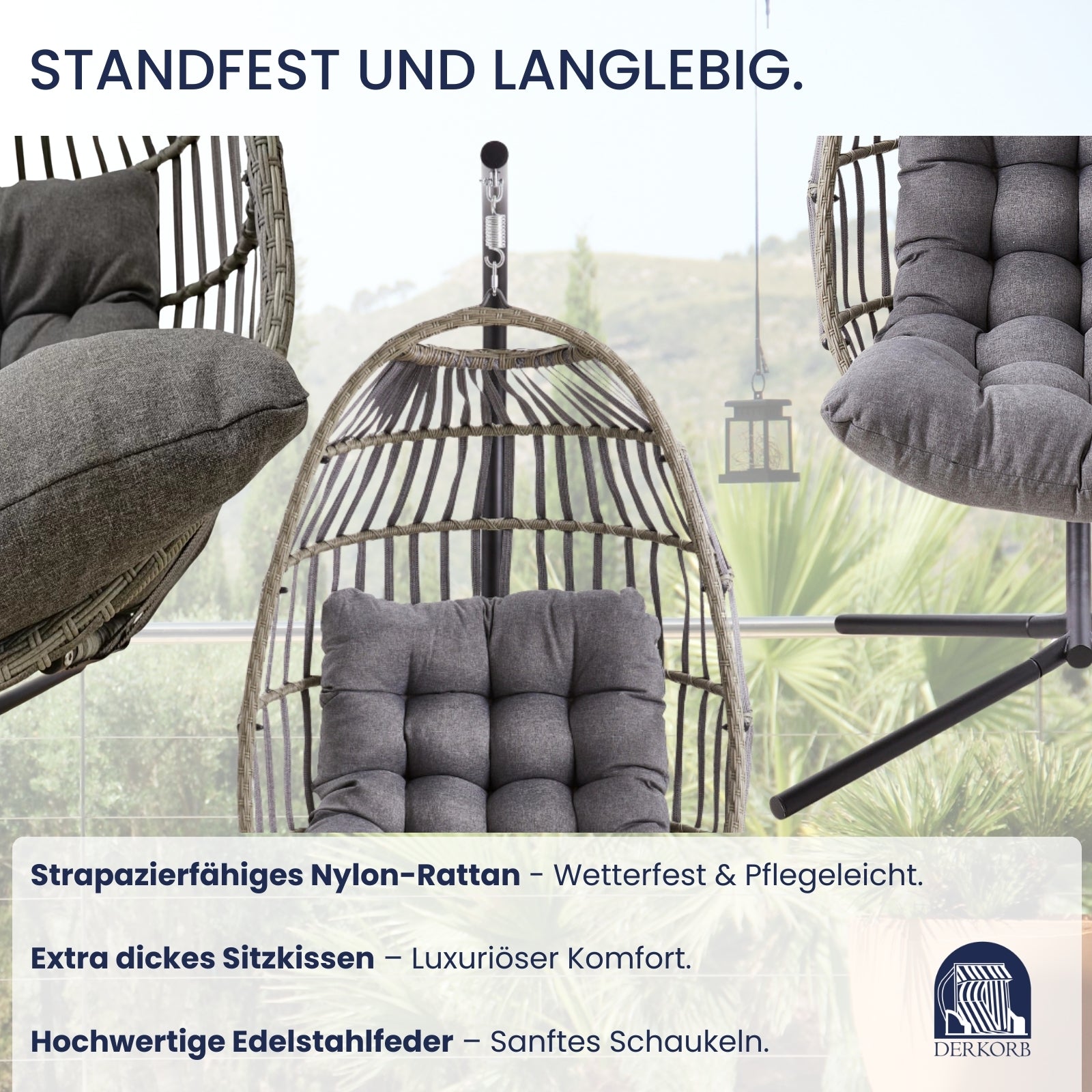 Der Hängekorb - Hängeschaukel mit Gestell