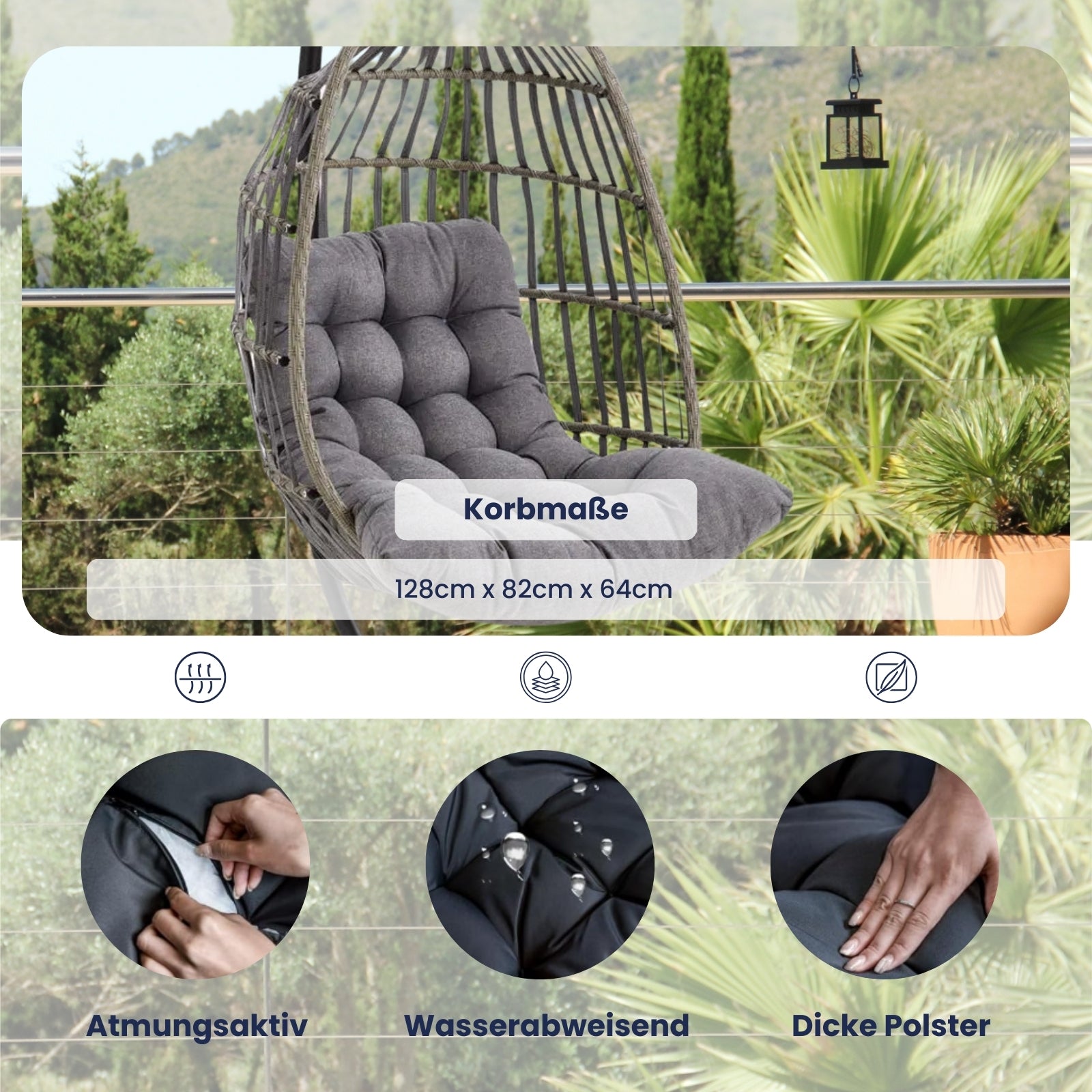 Der Hängekorb - Hängeschaukel mit Gestell