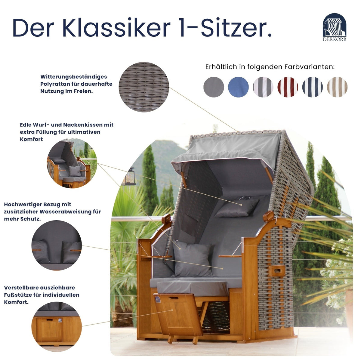 Der Klassiker 1-Sitzer
