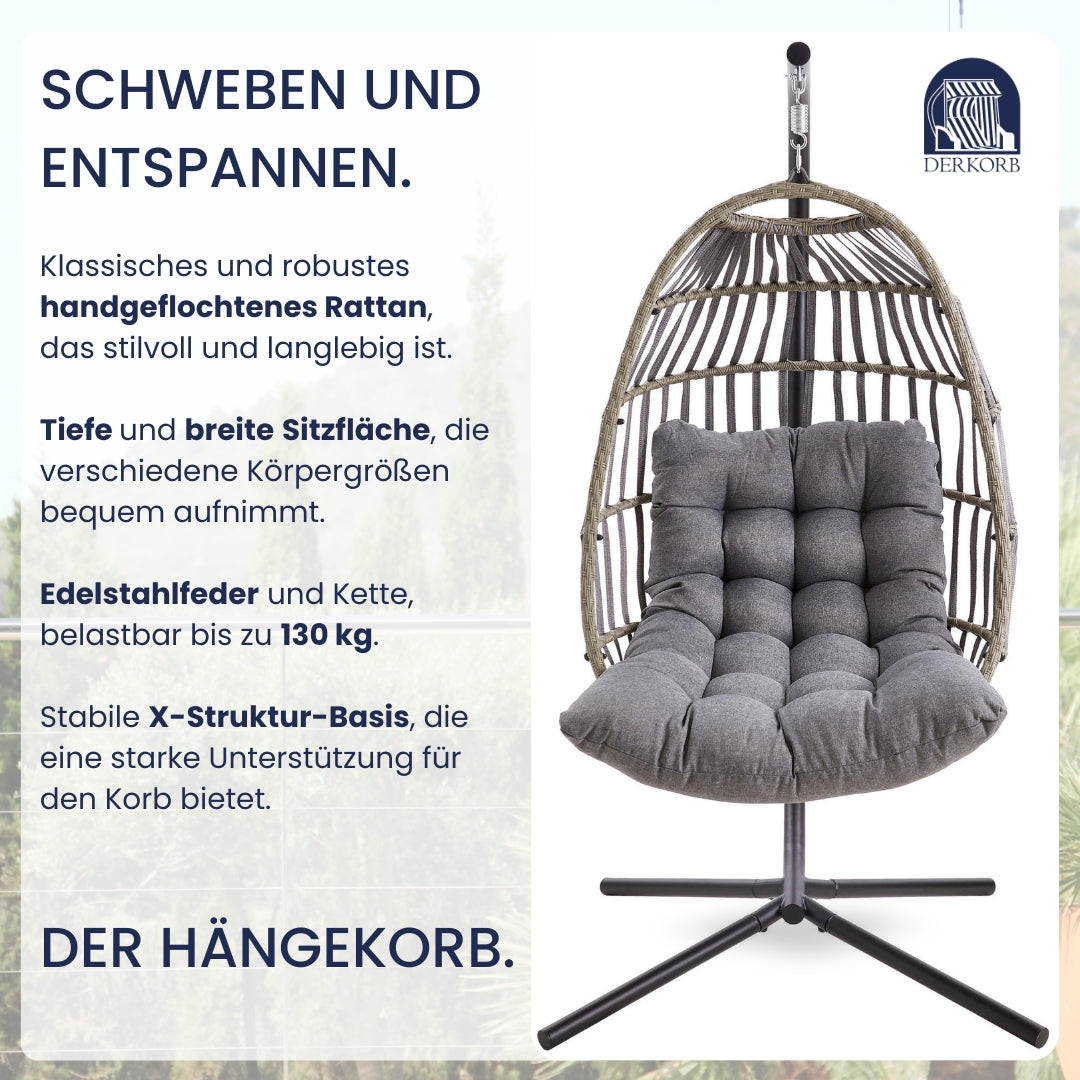 Der Hängekorb - Hängeschaukel mit Gestell