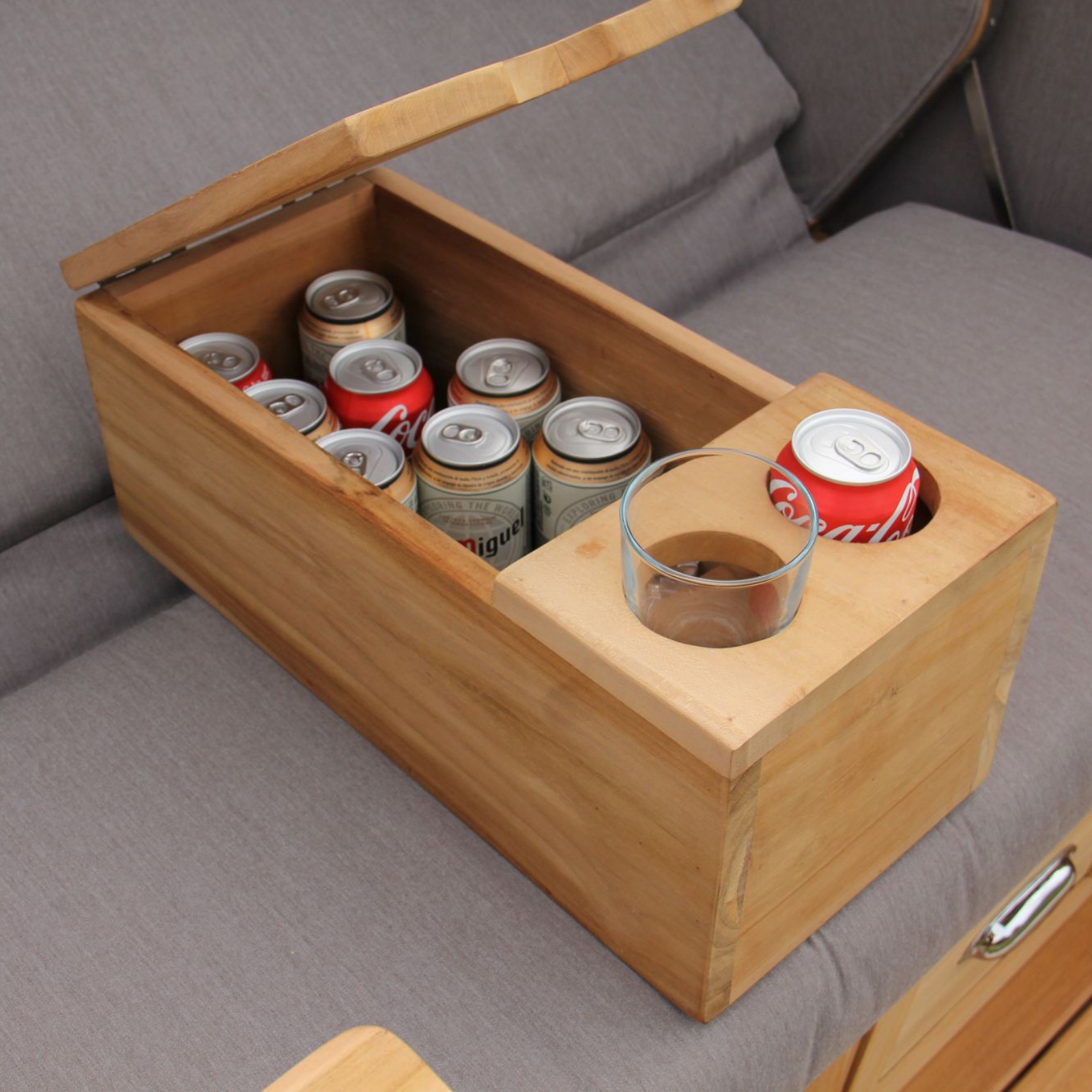 Strandkorb Mittelarmlehne | Teak