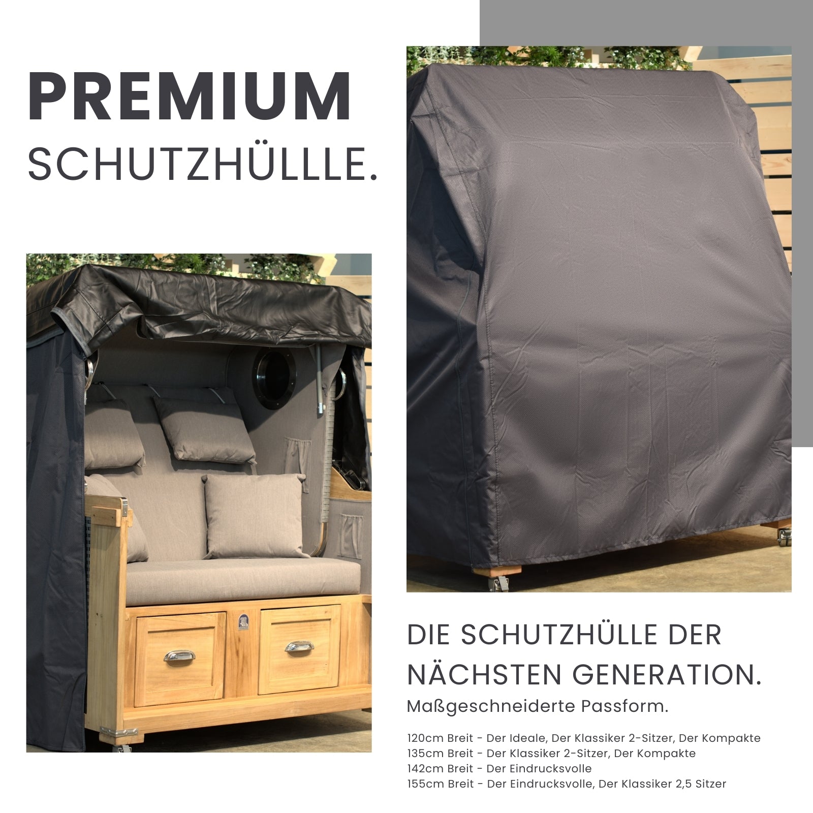 Strandkorb Abdeckhaube