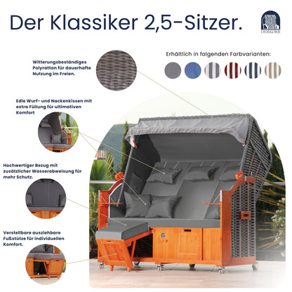 Der Klassiker 2,5-Sitzer